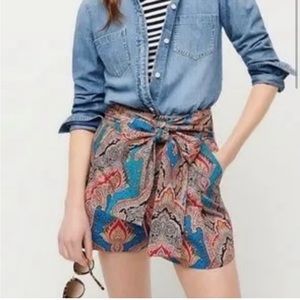 J. Crew Paisley Shorts